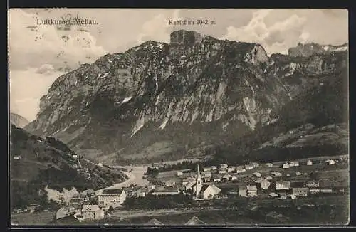 AK Mellau, Totalansicht mit Kanisfluh