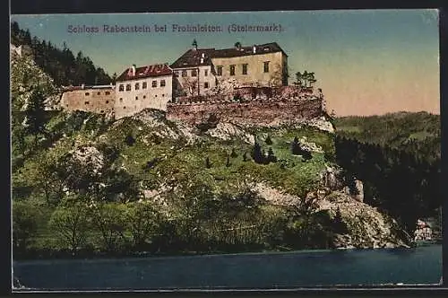 AK Frohnleiten /Steiermark, Schloss Rabenstein mit Umgebung