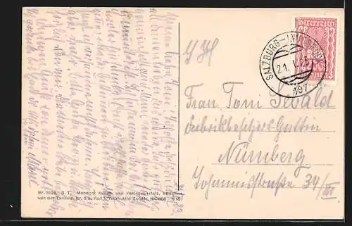 AK Itter, Blick auf das Schloss