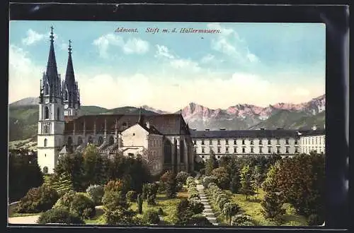 AK Admont, Stift mit der Hallermauer