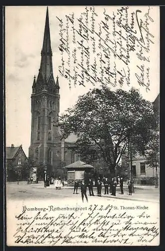 AK Hamburg-Rothenburgsort, St. Thomas-Kirche