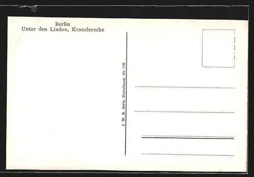 AK Berlin, Unter den Linden, Kranzlerecke