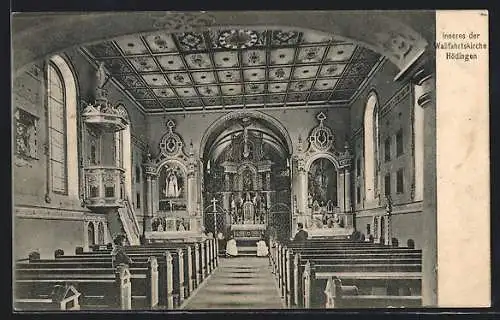 AK Hödingen, Inneres der Wallfahrtskirche
