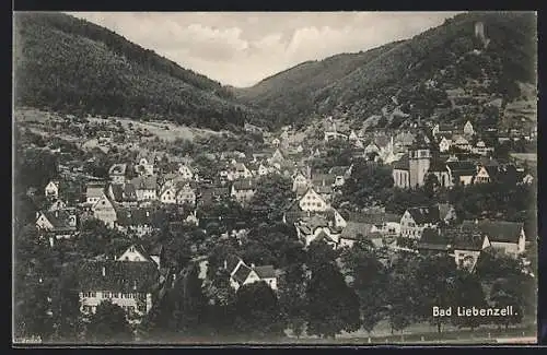 AK Bad Liebenzell, Gesamtansicht am Berghang