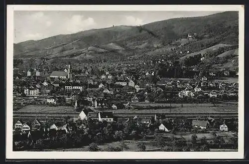 AK Oberkirch /Baden, Gesamtansicht mit Bergpanorama