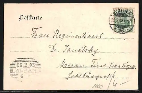 AK Berlin, Partie in der Friedrichstrasse, mit Kutschen