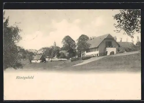 AK Königsfeld / Baden, Teilansicht mit Kirche