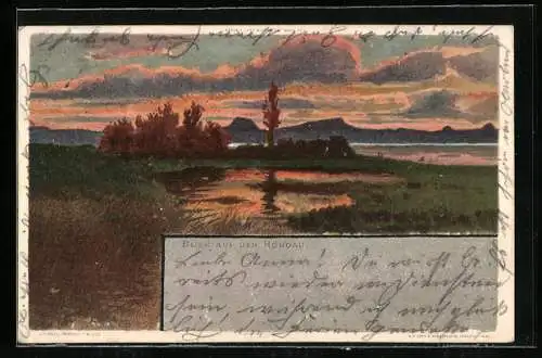 Künstler-AK Carl Biese: Blick auf den Höhgau