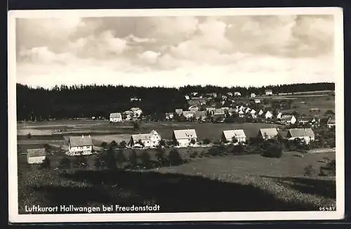 AK Hallwangen /Freudenstadt, Ortsansicht aus der Vogelschau