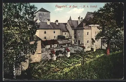 AK Pöggstall /N.-Oest., K. k. Schloss