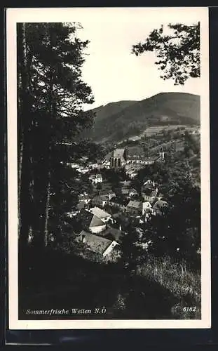 AK Weiten /N.-Ö., Teilansicht mit Kirche