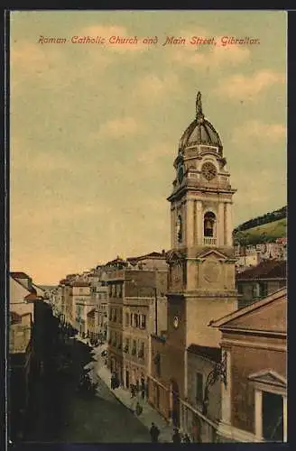 AK Gibraltar, Roman Catholic Church and Main Street