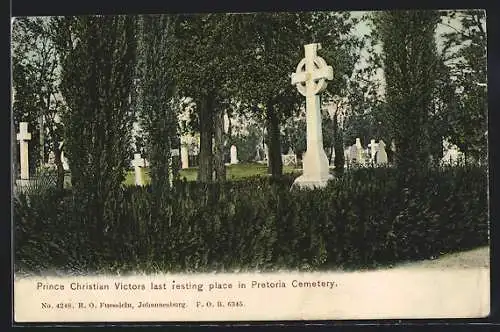 AK Pretoria, Prince Christian Victors resting place, Cemetery