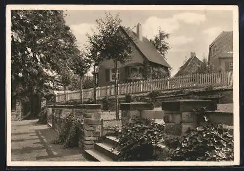 AK Essen / Ruhr, Häuserpartie