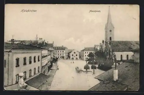AK Holzkirchen / Obb., Blick auf den Marktplatz