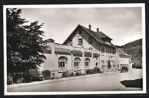 AK Dettingen /Erms, Gasthof-Pension Krone, Bes. R. Jud