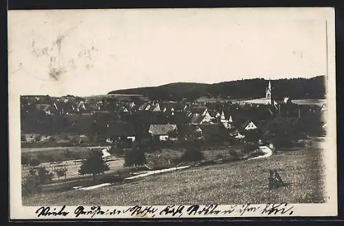 AK Böhringen / Schwäb. Alb, Ortsansicht aus der Vogelschau