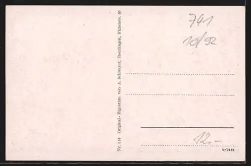 AK Reutlingen, Strassenpartie mit technikum