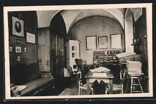 AK Wien, Hofkammerarchiv, Johannesgasse 6, Direktionszimmer, Innenansicht