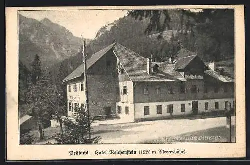 AK Präbichl, Das Hotel Reichenstein