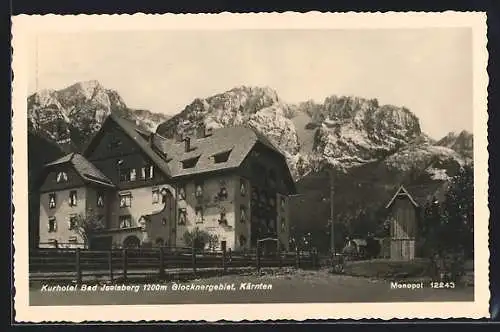 AK Iselsberg, Kurhotel Bad Iselsberg mit Bergpanorama