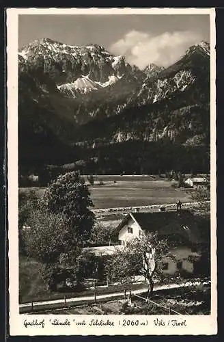 AK Vils /Tirol, Gasthof Lände mit Schlicke