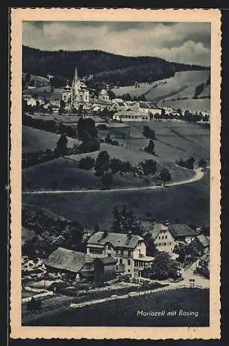 AK Mariazell, Ortsansicht mit Rasing