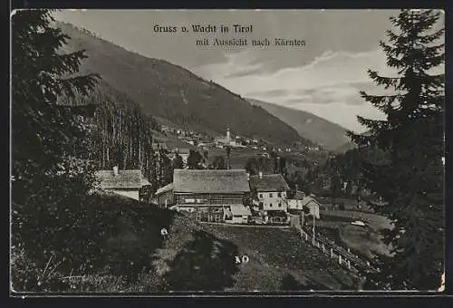 AK Iselsberg-Stronach, Wacht in Tirol, Aussicht nach Kärnten