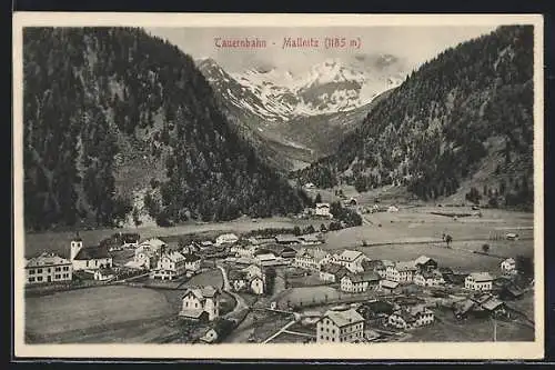 AK Mallnitz /Tauernbahn, Teilansicht mit Kirche