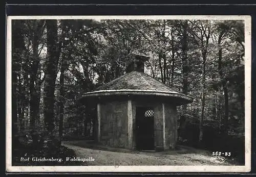 AK Bad Gleichenberg, Waldkapelle auf Lichtung