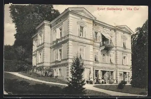 AK Gleichenberg, Villa Clar mit Anlage