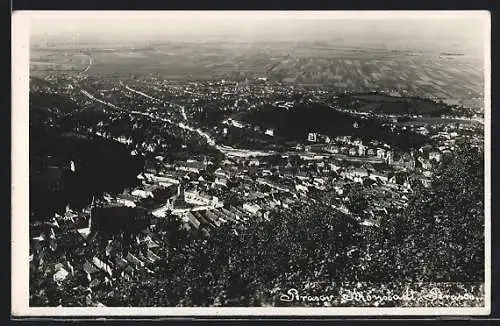 AK Brasov, Blick auf die Stadt und ins Land