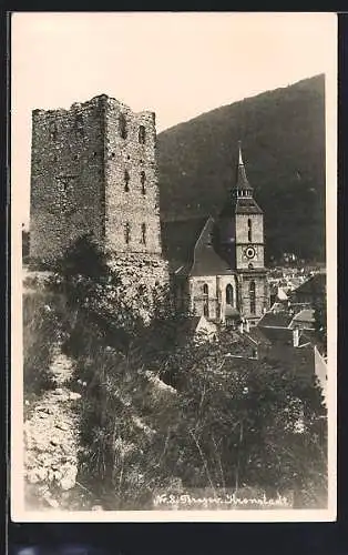 AK Brasov, Turmruine und Kirche