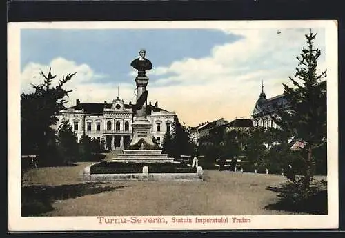 AK Turnu-Severin, Statuia Imperatului Traian