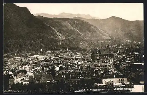 AK Brasov, Panorama mit Kirche