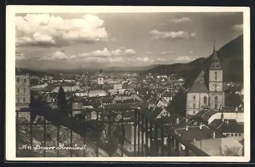 AK Brasov, Panorama mit Kirche
