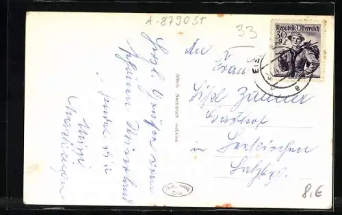 AK Eisenerz /Stmk., Ansicht von Trofeng gegen die Berge