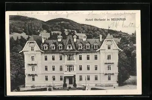 AK Neuhaus im Wienerwald, Kur-Hotel Stefanie