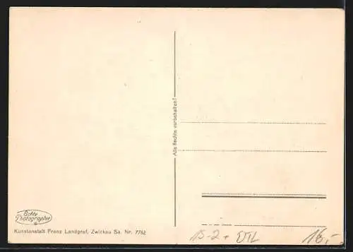 AK Reichenbach / Vogtland, Luftschiff Graf Zeppelin LZ-127 bei der Landung