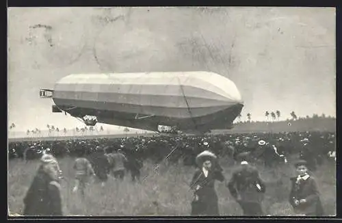 AK Nürnberg, Landung des Zeppelin III