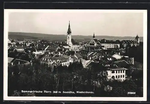 AK Horn /Niederdonau, Teilansicht aus der Vogelschau