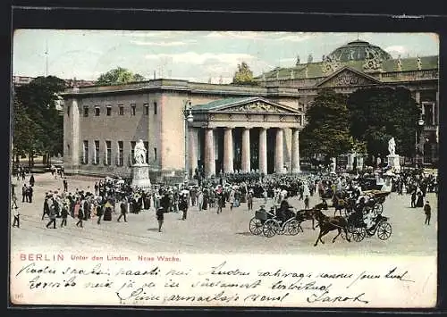 AK Berlin, Neue Wache Unter den Linden