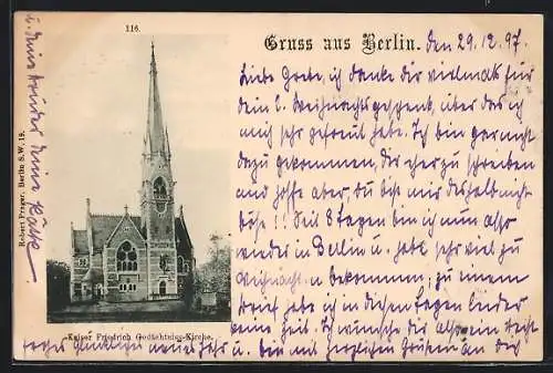 AK Berlin, Kaiser Friedrich Gedächtnis-Kirche