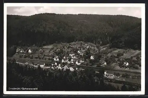 AK Ernstmühl /Schwarzwald, Ortsansicht aus der Vogelschau