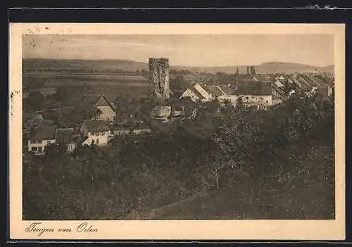 AK Tengen, Blick zum Ort von Osten