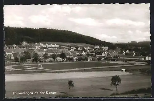 AK Immendingen, Ortsansicht aus der Vogelschau