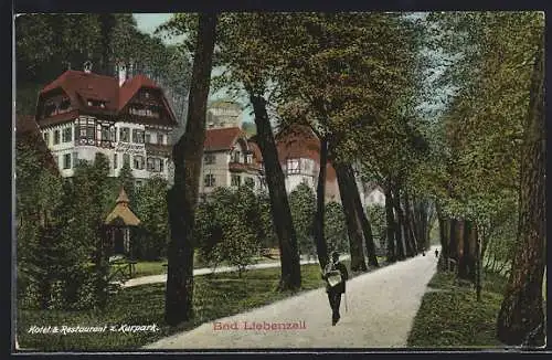 AK Bad Liebenzell, Hotel und Restaurant zum Kurpark