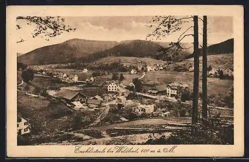 AK Enzklösterle b. Wildbad, Ortsansicht aus der Vogelschau