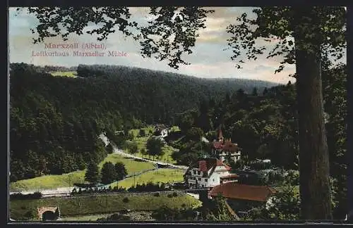 AK Marxzell, Blick auf das Luftkurhaus Marxzeller Mühle