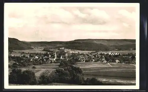 AK Kürnbach b. Bretten, Ortsansicht aus der Ferne